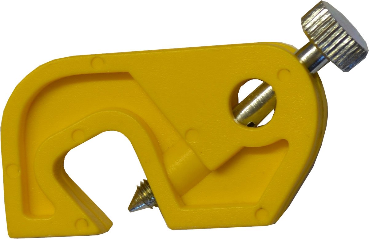 Lockout Tagout Universal MCB Lockout, Thumb Turn Screw, Suitable For Single/Multi Pole Breaker, 10mm