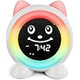 Toddlers Sleep Training Clock, Kids Alarm Clock with Night Light & Nap Timer, Ok to Wake Clock for Girls and Boys