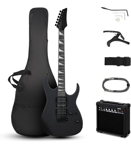 Amazon.com: Ktaxon 39 Inch Solid Body Electric Guitar with H-H