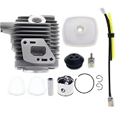 Chacarbtu A130000540 Cylinder for Echo SRM225 SRM225 SHC-225 GT-225 PAS-225 PE-225 PPT235 Trimmer Brushcutter with P021007712 Piston Kit