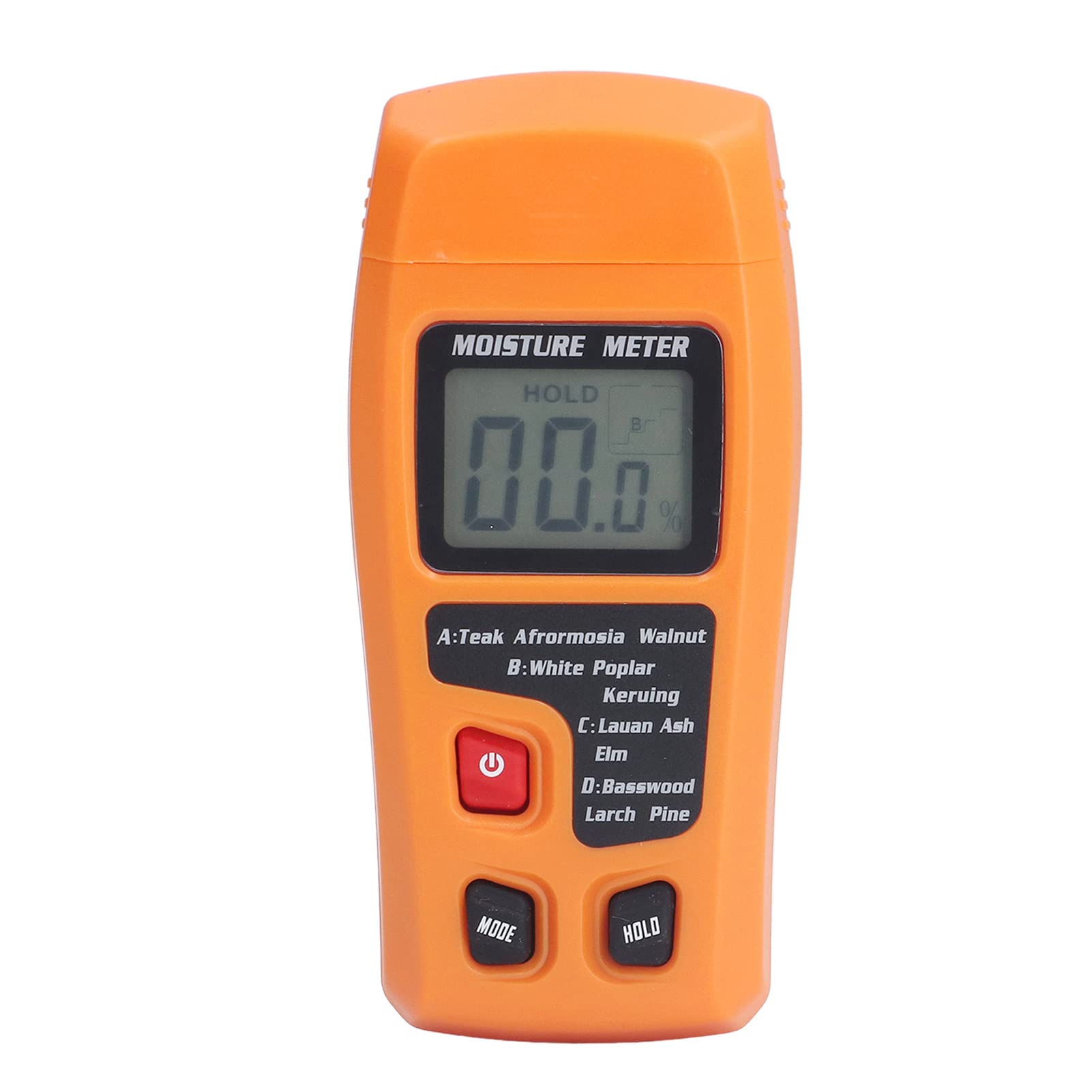 Wood Moisture Meter, High Accuracy Moisture Detector 4 Modes Moisture Tester Multi Purpose Humidity Tester for Humidity Measurement of Wood Building Materials Medicinal Materials Paper Cartons