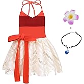 AmzBarley Baby Girls Costume First Birthday Party Dress up Toddler Kids Backless Lace Dress with Accessories