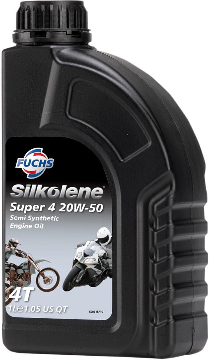 Silkolene SUPER 4 20w-50 Semi Synthetic 4-Stroke Oil - 600756932 - 1 Litre