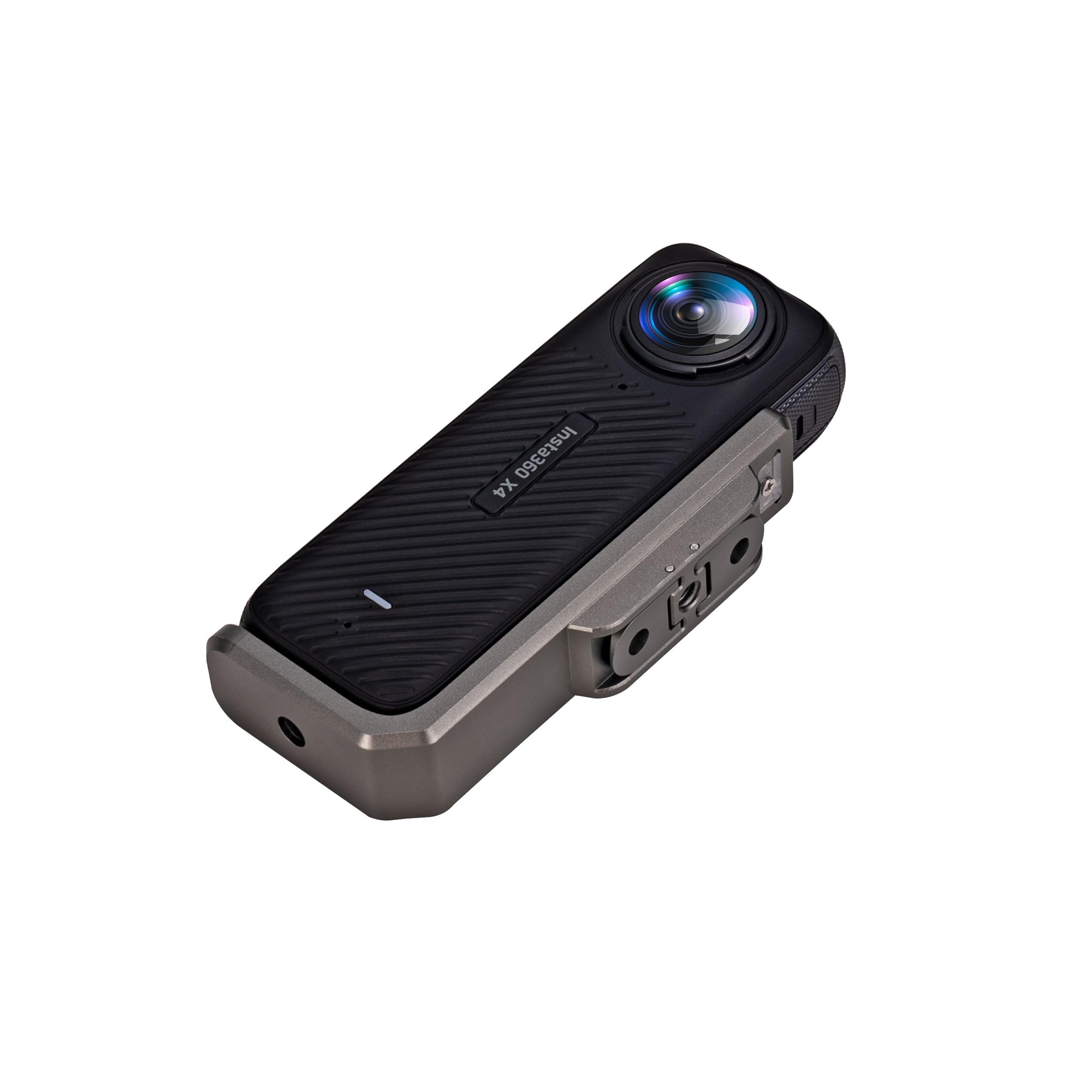 Higatful Horizontal Action Mount for Insta360 X4, 90 Degree Aluminum Vertical Bracket Adapter Elbow Adapter for Insta 360 X4