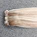 Sunny Weft Blonde Hair Extensions Real Human Hair Sew in Remy Hair Extensions Strawberry Blonde Highlights Bleach Blonde Hair Bundle Double Weft Extensions Blonde Highlights 100g 18inch
