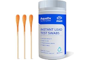 ATAKIT Instant Lead Test Kit 50 pcs-Rapid Lead Surface Test Swabs -Home Use for All Surfaces Paint Dishes Toys Jewelry Metal Ceramics Wood-Results in 20 Seconds-Just dip in Water to Activate