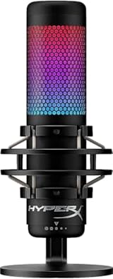 HyperX QuadCast S RGB USB Condenser Microphone for PC PS4 Mac