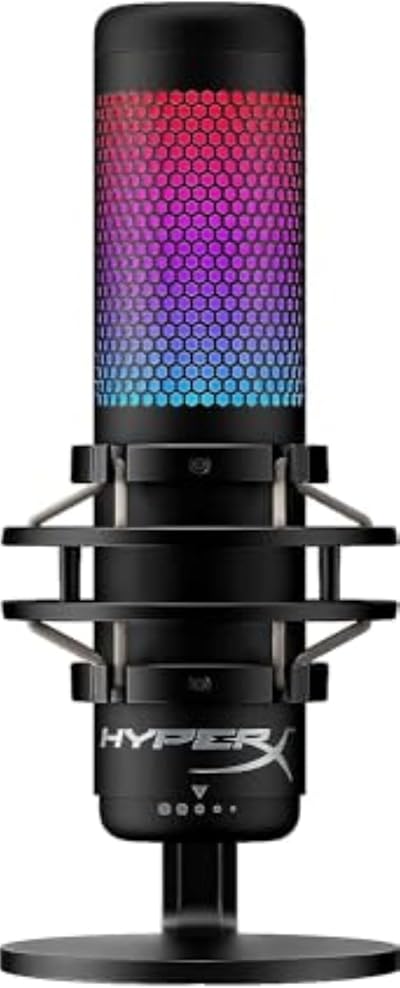 HyperX QuadCast S RGB USB Condenser Microphone for PC PS4 Mac