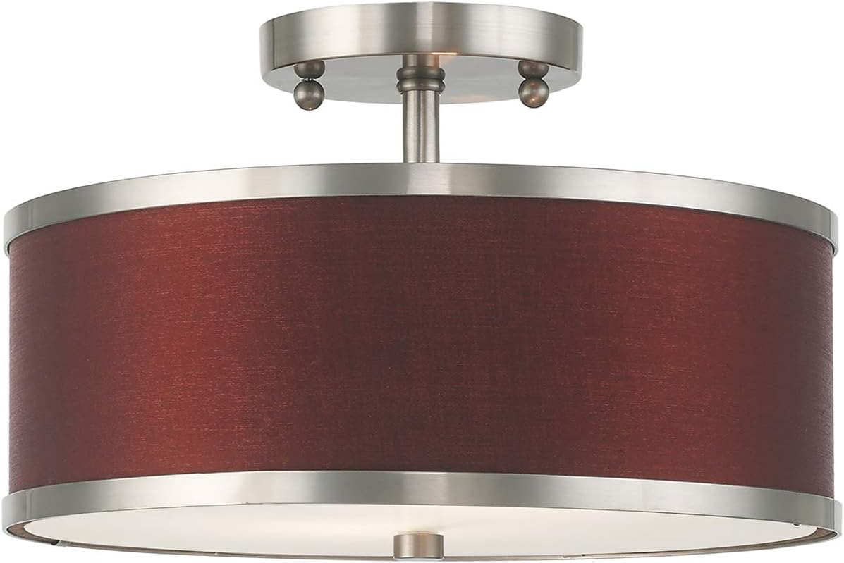 Livex 60412-91 - Soporte transitorio de dos luces de la colección Park