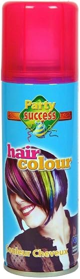 Party Success Temporary Hair Colour Spray Fluorescent Red 125ml Wash Out view 2