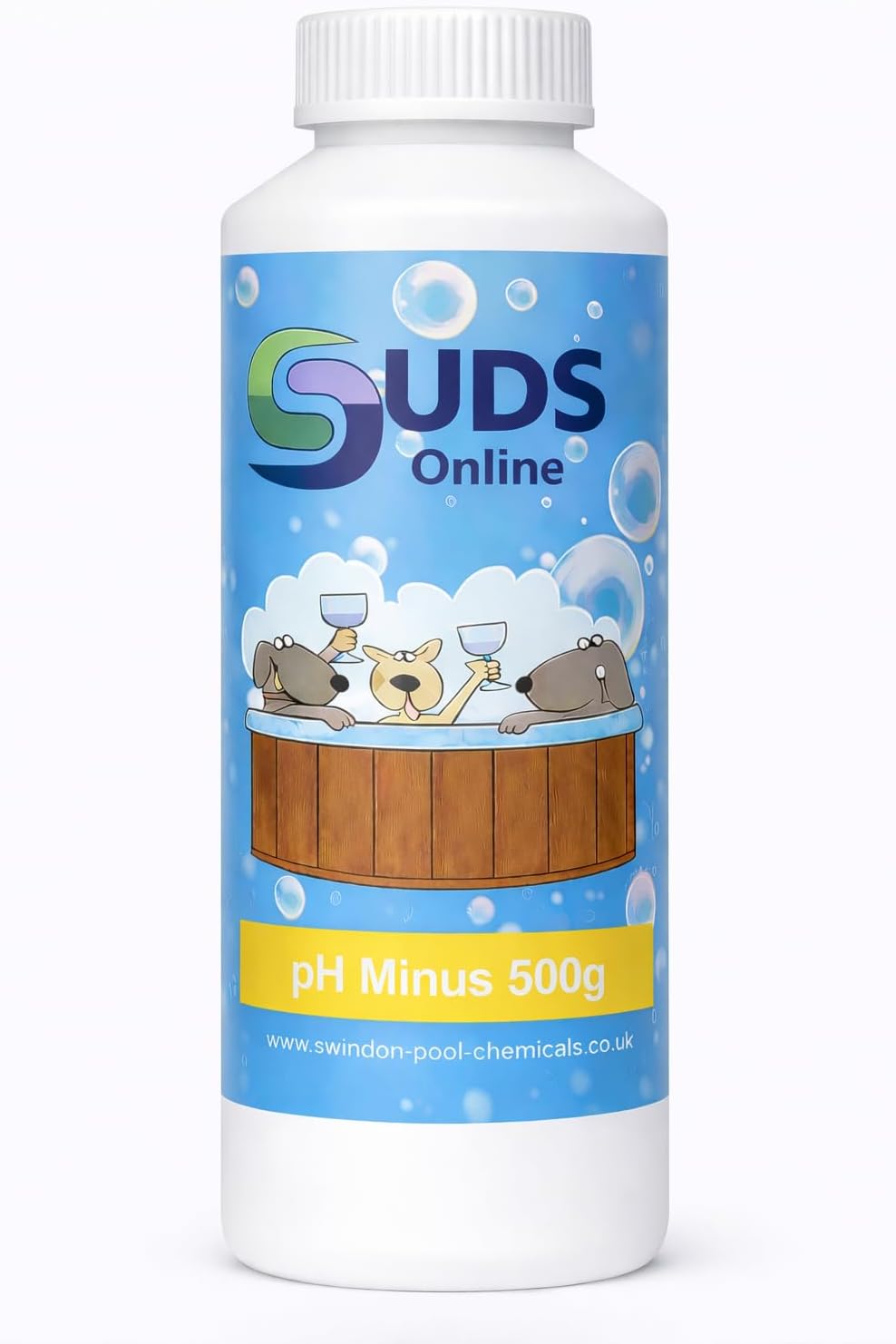 SUDS-ONLINE pH Minus Reducer Dry Acid 500G for Pools Spas Hot Tubs