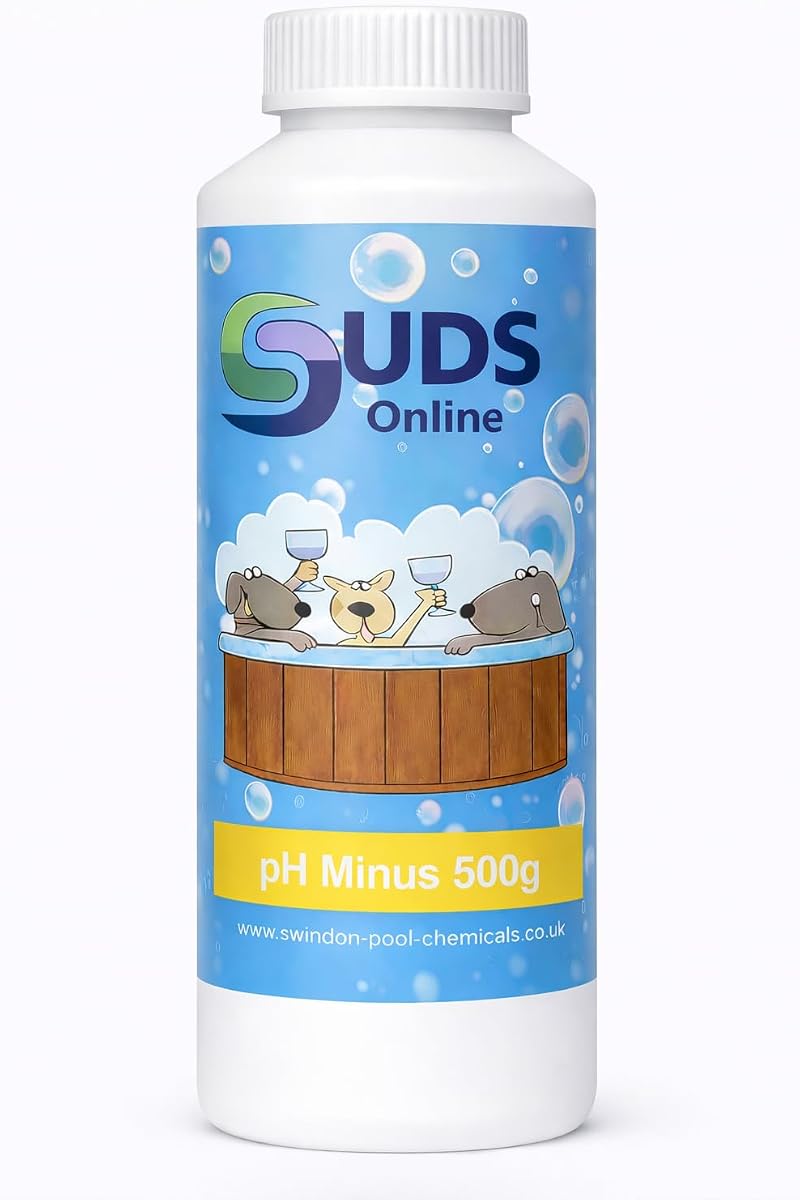 SUDS-ONLINE pH Minus Reducer Dry Acid 500G for Pools Spas Hot Tubs