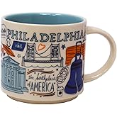 Starbucks Been There Series Philadelphia Ceramic Mug, 14 Oz