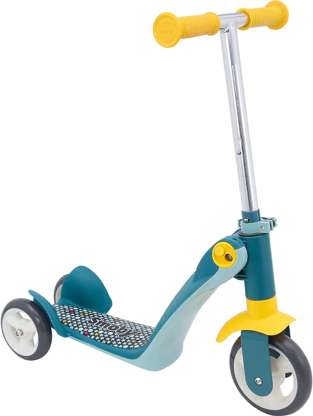 Smoby 7600750612 Reversible 2-in-1 Scooter, Grey,750612