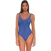 Sunsets Women's Standard Veronica V-Neck One Piece Swimsuit with Removable Cup