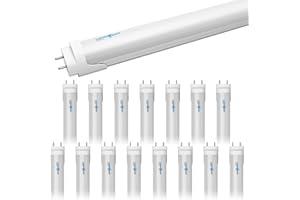 LUMINOSUM T8 LED Tube Light 4FT 20W, 40W Equivalent, 2000LM, 4000K Nature White, T8 T10 T12 Fluorescent Replacement Dual-end 