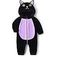 Cevoerf Animal Costume for Toddler Baby Boy Girl Halloween Costume Fuzzy Warm Zipper Jumpsuit Animals Fall Winter Clothes