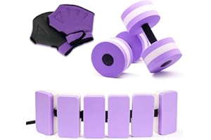 UNAOIWN Water Dumbbell Set for Aquatic Aerobics Exercise, Water Weights Equipment, Training Aid for Aquatic Fitness, Water Workout Fitness Tool