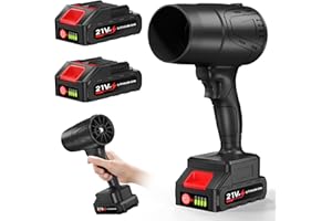 HCRTGAY Leaf Blower Cordless with Battery, 20000RPM 150MPH, 2024 New Model & Portable, 21V*2 Pcs Li-ion Battery, Patio Cleaning, Lawn Care, Blowing Leaves and Dust, etc.