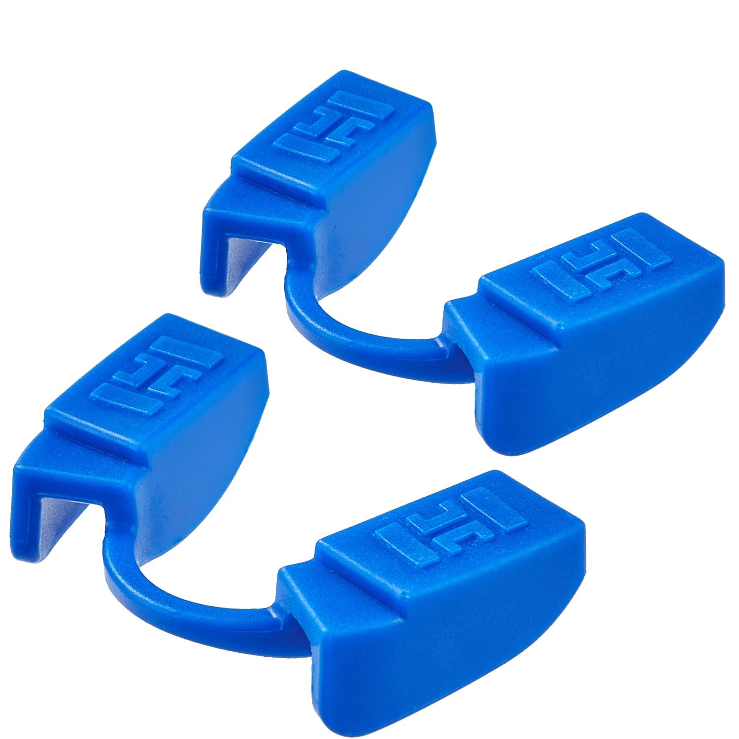 Powerlifting Mouthguard for All Strength Training Sports, Fitness Mouthpiece with Slim Design,Perfect Protective Gear in Gyms (2 Pack Blue)