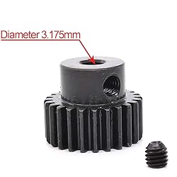 MakerDoIt 48P Pinion Gear Set 3.175mm 48 Pitch 24T