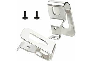 SANFAY N268241 Belt Clip Hook Kit for Dewalt N169778 N086039 Fits 20V Max Tools DCD980 DCD985 DCD980L2 DCD985L2 （2PCS）