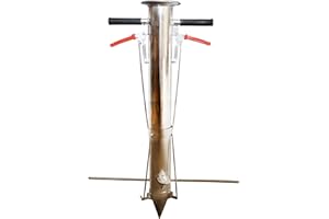 INTBUYING Hand-Held Seedling Transplanting Tool Double Handle Multi-Functional Vegetable Seedling Transplanting Tool Garden G