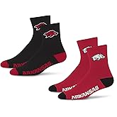 For Bare Feet NCAA unisex-adult Quarter Sock