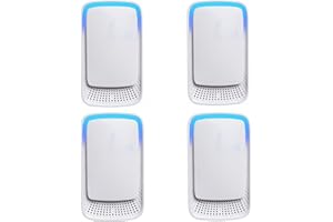 Lmhaichao 4Pack Plug In Air Ionizers-Negative Ion Air Purifier for Home Silent Work Air Cleaner for Bathroom,Living Room,Office,Kitchen,Pet Room,Portable Ionic Air Purifier for Bedroom(4)