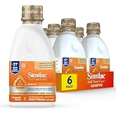 Similac 360 Total Care Sensitive Ready-to-Feed Baby Formula | Infant Formula for Babies with Lactose Sensitivity Immune System, Brain Development, Digestive Health Support, 32-fl-oz, 6pk
