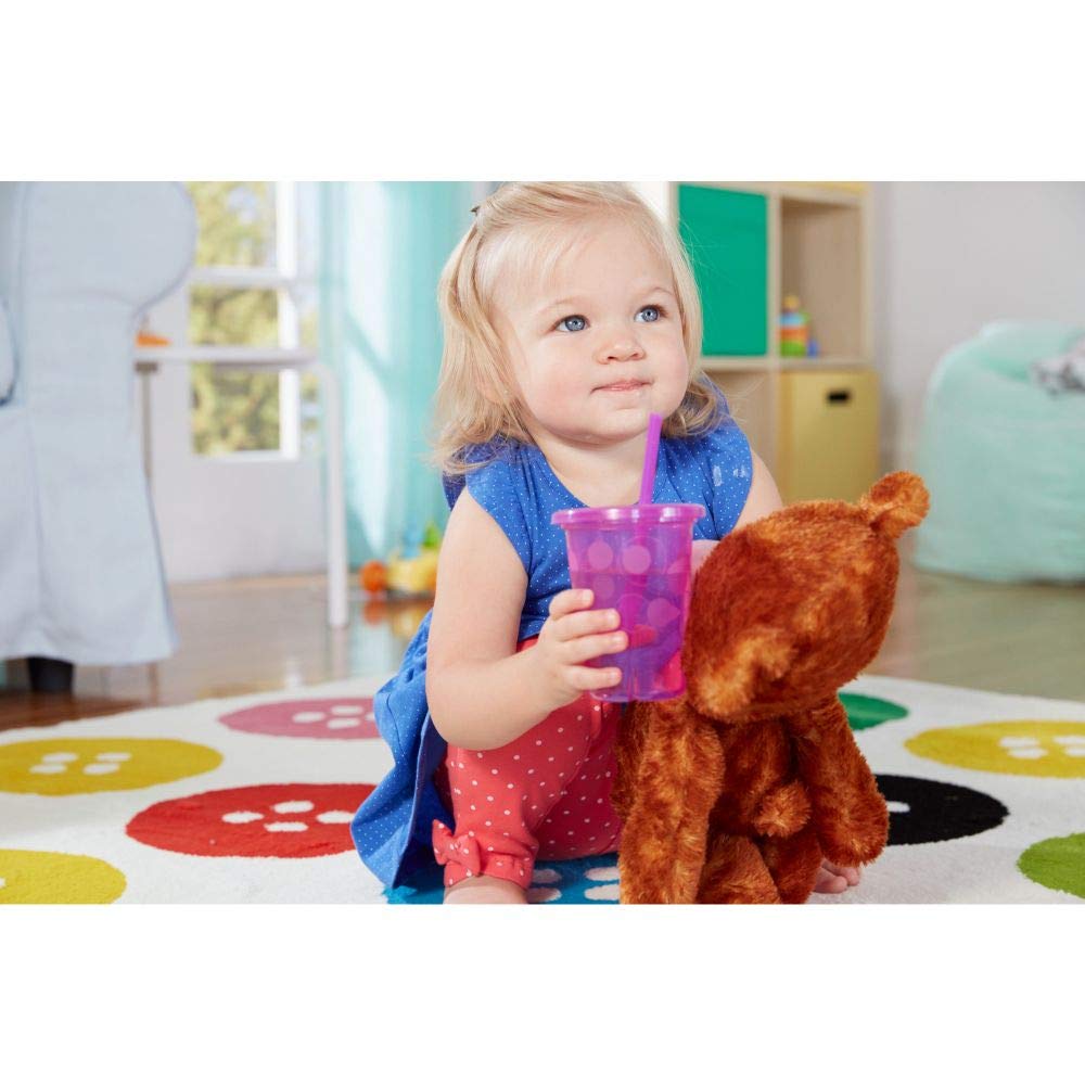 The First Years Take & Toss Spill Proof Straw Cups, 10 Ounce, Pack of 4 : Sippy Cups : Baby