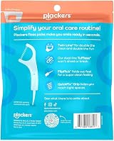 Plackers Twin-Line Dental Flossers 150 Count Cool Mint Value Size view 2