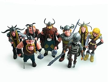 buy 8 pcs how to train your dragon 2 stoick the vast astrid fishlegs gobber snotlout ruffnut tuffnut 10 12 cms action toy set online at low prices in india amazon in buy 8 pcs how to train your dragon 2