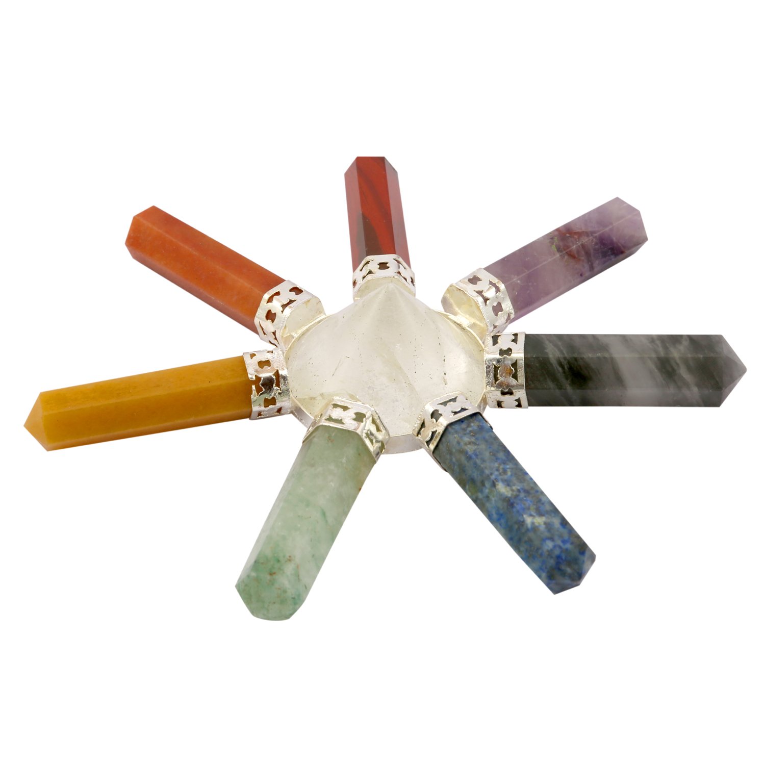 Aatm 7 Chakras Energy Generator for EMF Protection Chakra Healing Meditation with Copper (Diameter - 1.5 Inches)