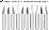 Saipor 10pcs 900M-T 2.4D Solder Tips for 900M-T Soldering Station view 6