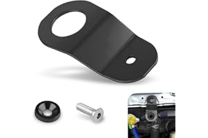 awlbed 1 PC Car Water Tank Bracket, 3.42" High-hardness Alloy Fastening Water Tank Buckle Radiator Bracket, Replacement Modification Connection Accessories, Compatible with Civic EK/AP/DC (Black)