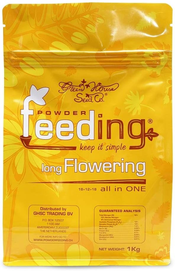 Sativa - Powder Feeding By Greenhouse Seed Company Maximum Resin Production 1kg bag