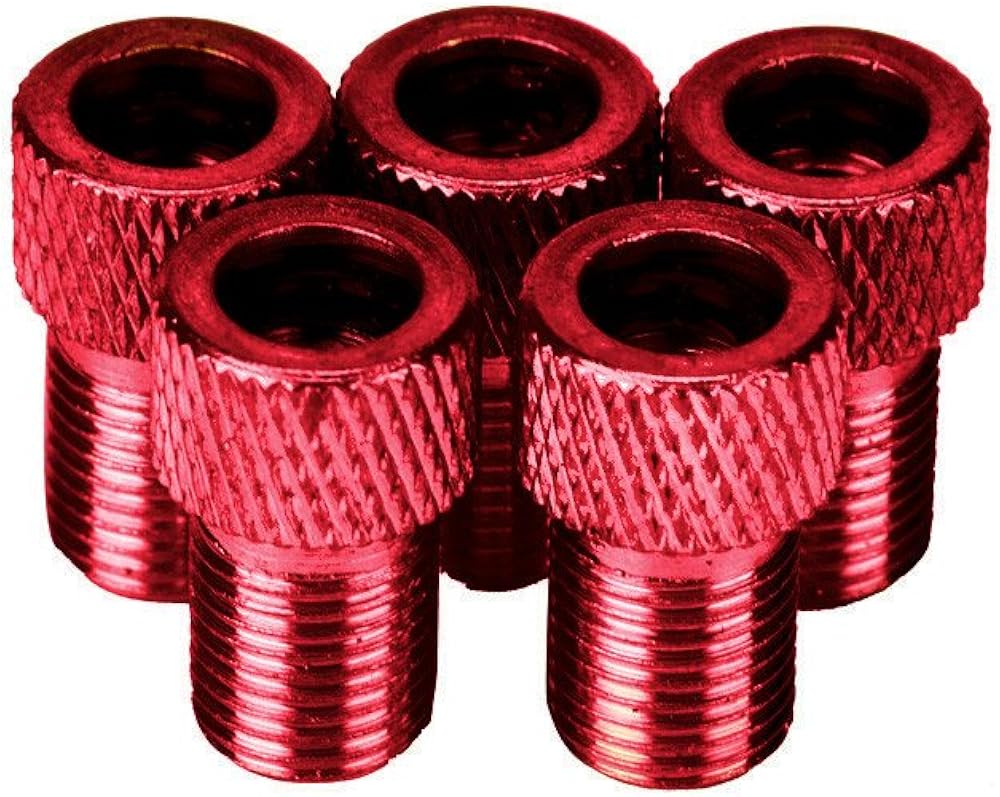 Fanxing Men's Fashion 5 Pcs US Schrader Valve Adaptor Converter Bicycle