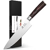 imarku Chef Knife 8 Inch, Professional Kitchen Knife in Japanese HC Steel, Super Sharp Knife With Ergonomic Handle, Cooking Knife With Gift Box, Kitchen Gadgets, Best Gifts for Family and Friends