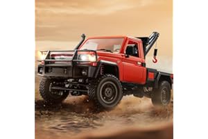 MN82T 1/12 RC Crawler, RC Rock Crawler 4x4 Toyota LC79 RC Truck, 2.4GHz Remote Control Off Road Car with LED Lights for Adult