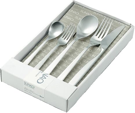 Amazon Co Jp 燕振興工業 Sunao ディナーカトラリーセット 5本 18 8ステンレス 日本製 ホーム キッチン