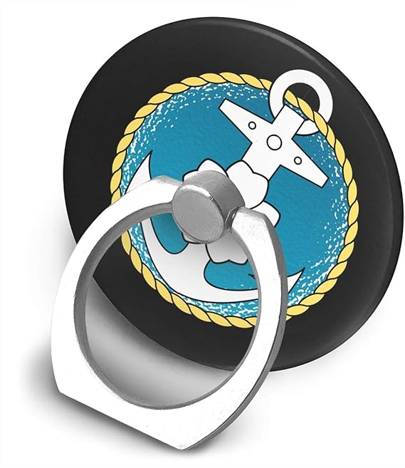 Amazon Co Jp 自衛隊グッズ 海軍シンボル ミリタリー 爽やか 錨 航海 プリント スマホリング ホールド リング 丸型 指輪リング 薄型 おしゃれ 落下防止 360 ホルダー 強吸着力 Iphone Android各種他対応 ファッション