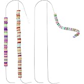 4Pcs Big Eye Beading Needles Stainless Steel Bead Spinner Needles Curved Beading Needles for Jewelry Making, 2 Size Seed Bead Needles for Bracelet Necklace Jewelry Making