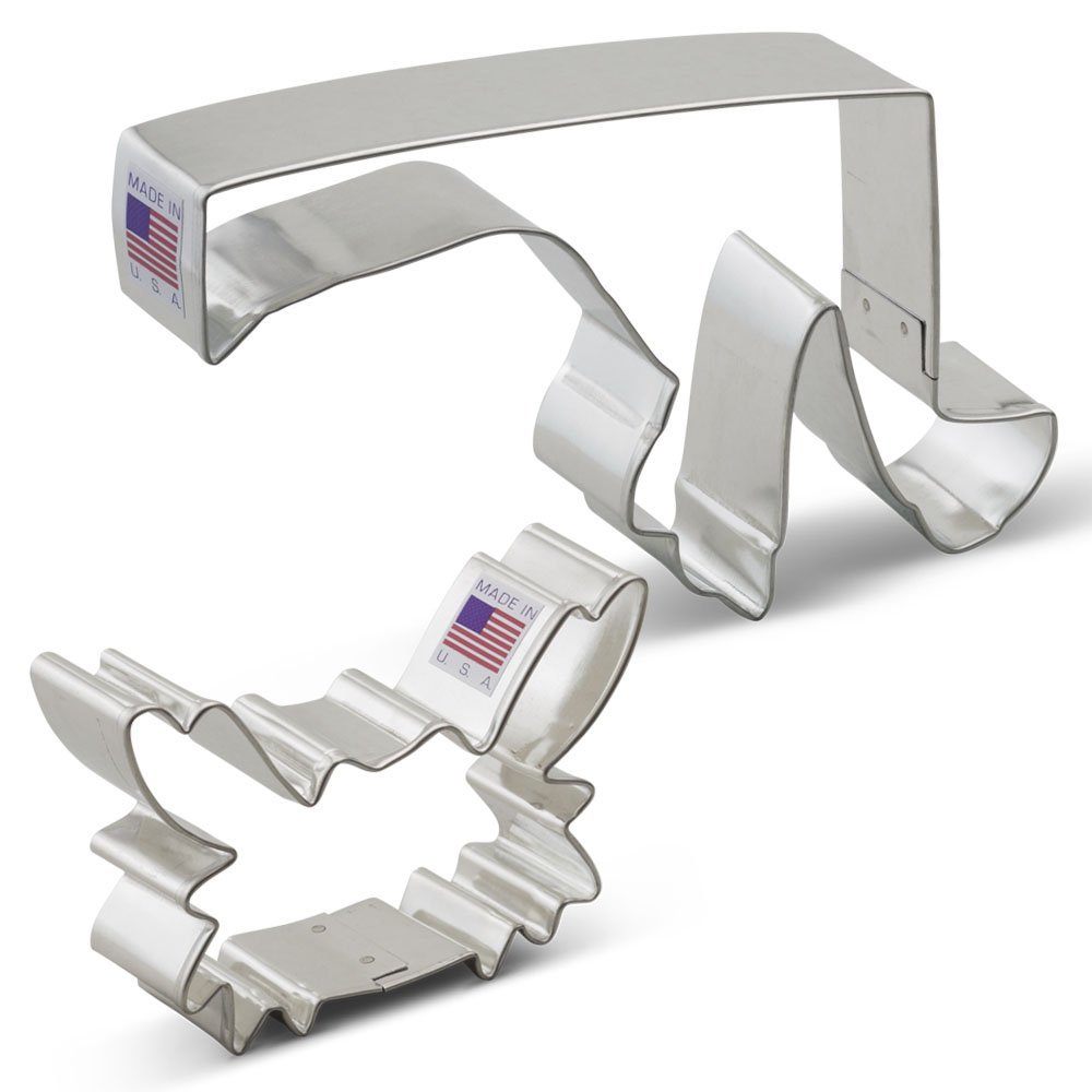 the Ann Clark Maryland Cookie Cutter Set 2 Piece Maryland and Crab