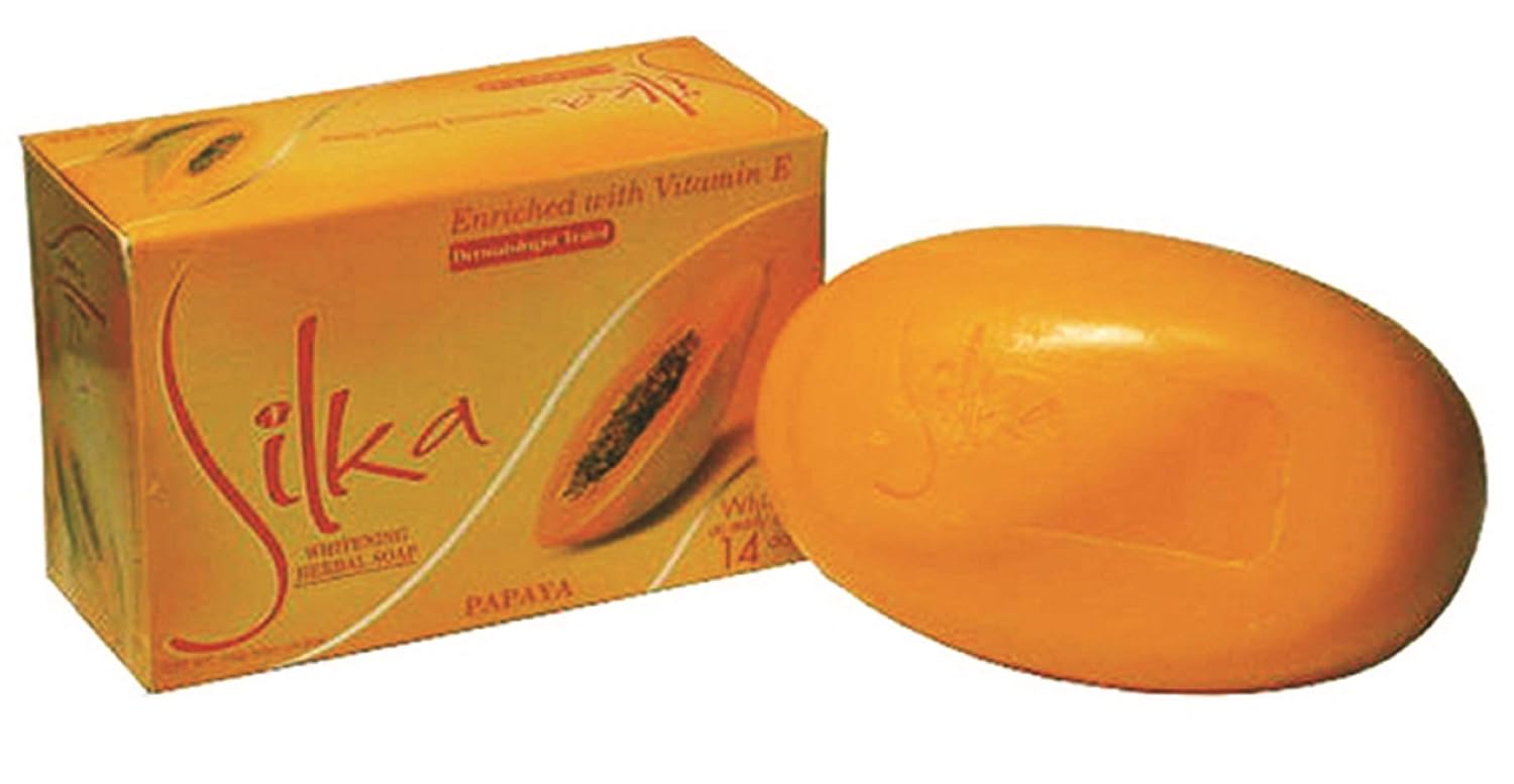 Silka Papaya \u0026 Herbal Soap 6 X 135G 
