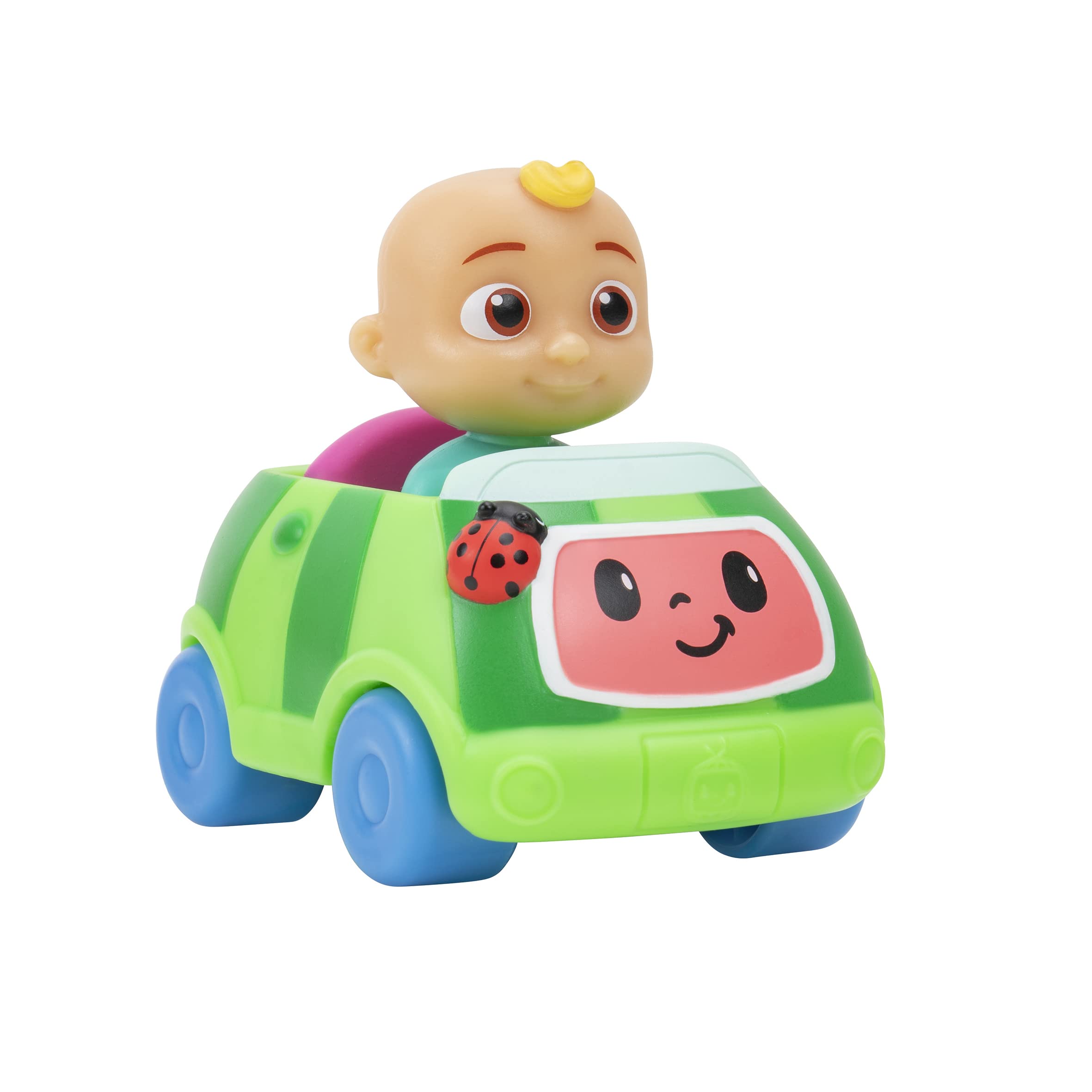 CoComelon JJ Melon Mini Vehicle - Features Built-In JJ in Melon Toy Car - Toys for Kids, Toddlers, and Preschoolers — image 1