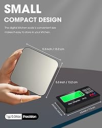 Mik-Nana 22lb Wireless Food Scale with Remote