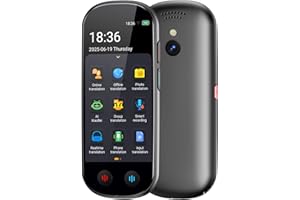 Language Translator Device No WiFi Needed, 2025 Upgraded AI Translator, 150+ Languages Instant Two Way Vioce Translator, Onli