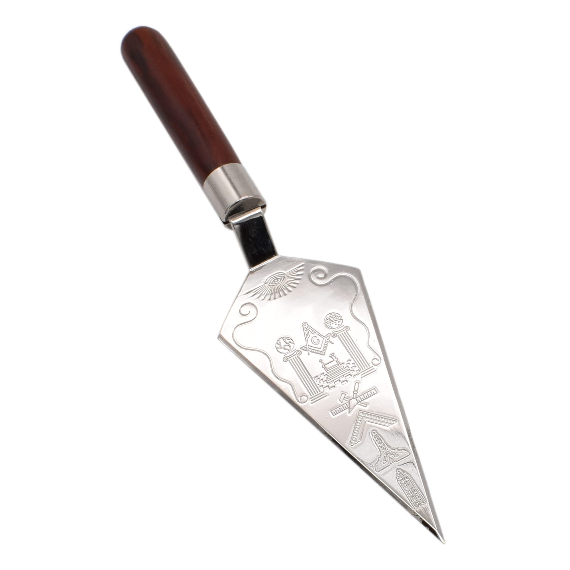 Masonic Freemason Symbolic Metal with G Design Silver Trowel Presented in a Gift Box