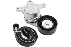 Saihisday BT4Z6B209B Drive Belt Tensioner Kit Replacement for Ford Explorer 3.5L V6 2011 2012 2013 2014 2015 2016 2017 2018 2019 Replacement for Ford Edge 3.7L V6 2011 2012 2013 2014 Replace 6PK1140